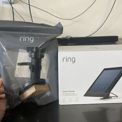 Ring Solar Panel and Wall Mount