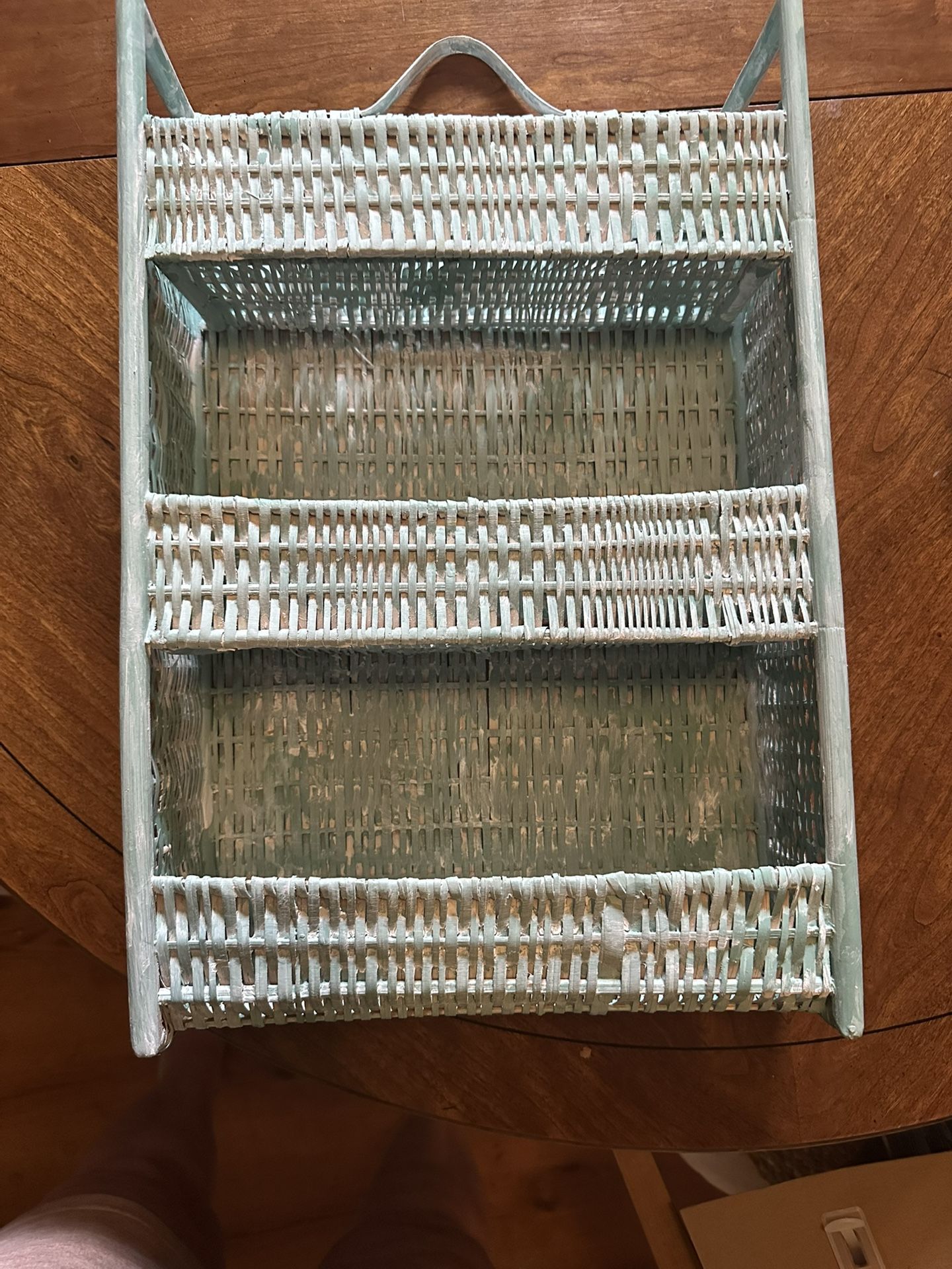 Vintage Wicker Shelf