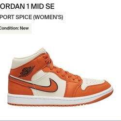 Jordan 1 MID SE Sport Spice