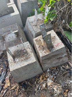 Concrete Pier block  post  holder