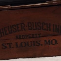 Budweiser Beer Crate (Wood)