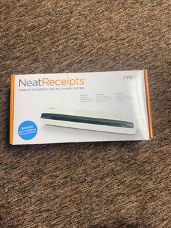 Neat receipts portable scanner