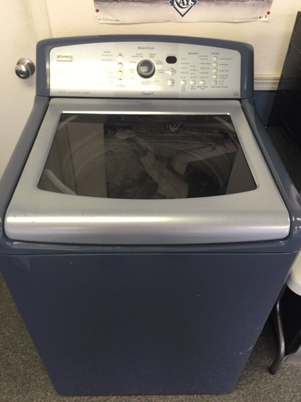Kenmore elite oasis H.E top loader washer pacific blue color