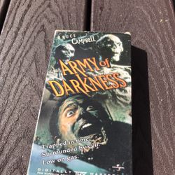 Army Of Darkness VHS Movie