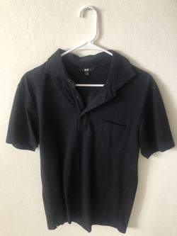 UNIQLO Black Polo (medium)