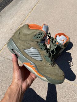 Sz 11 Air Jordan 5s Olive $50 FIRM NO TRADES