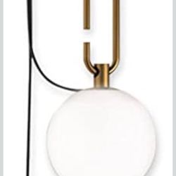 Lamp for Wall, Glass Ball Wall Lamp Modern Minimalist Bedroom Bedside Entrance Hallway Corridor Sconce(Warm White (2(contact info removed)K))