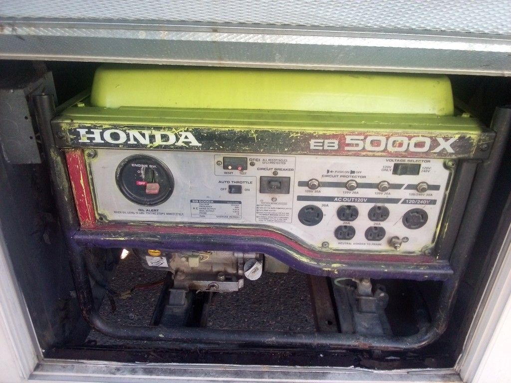 Honda EB 5000X Generator - Great Running - Pull Start The First Try w/ 2 Fingers - $1,400 OBO