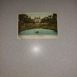 RARE VINTAGE MONTE CARLO - CASINO AT PALMIERS UNUSED POSTCARD 