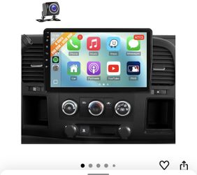 Leadfan Car Stereo Radio for Chevy Chevrolet GMC Buick with Wireless Carplay Android Auto, 10.1" IPS Touch Screen Car Radio Support GPS Navigation Blu