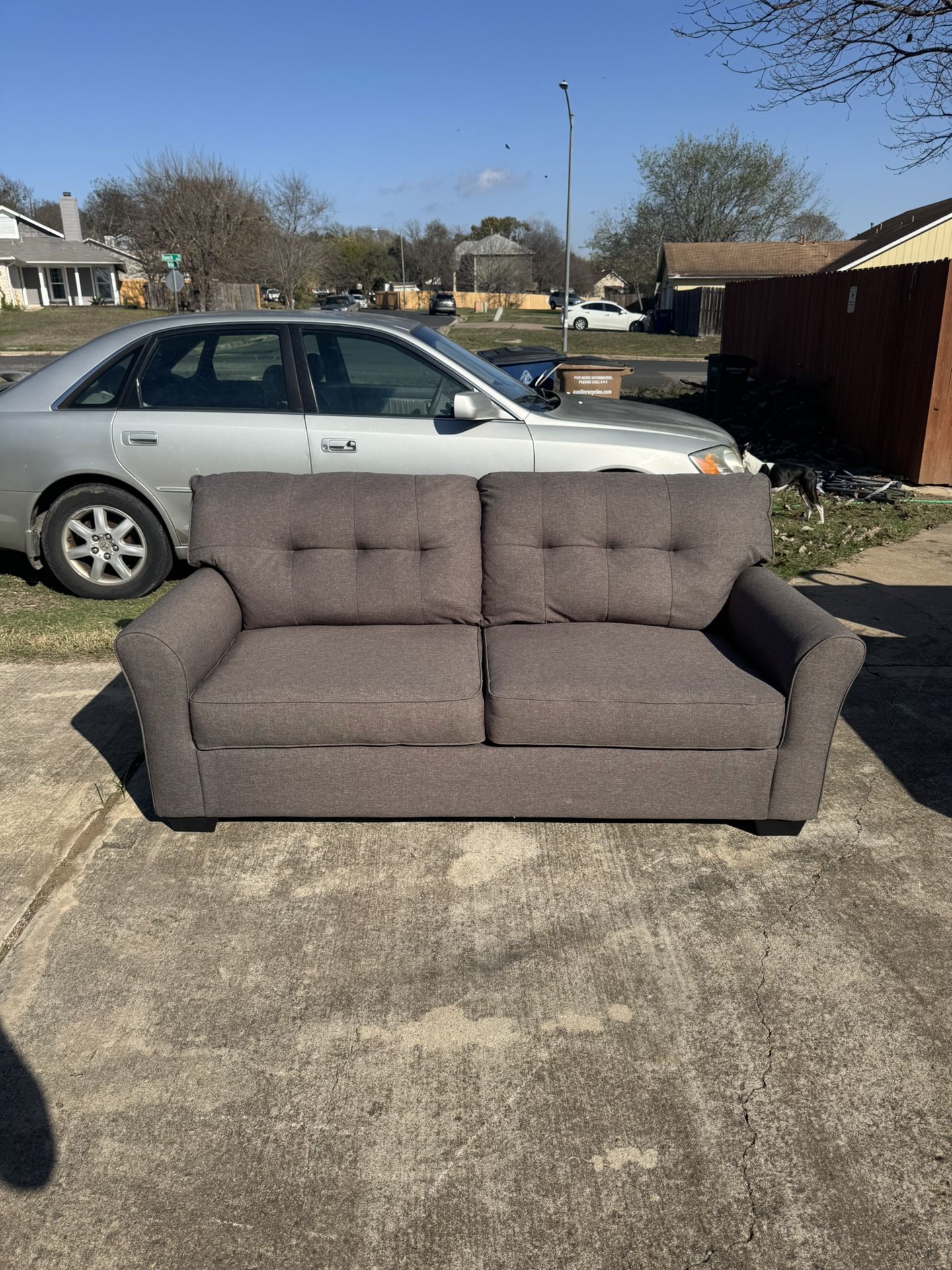 Delivery! Gray Sleeper Sofa