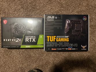 MSI RTX 3060 Ventus 2X & ASUS TUF X570-Plus Bundle
