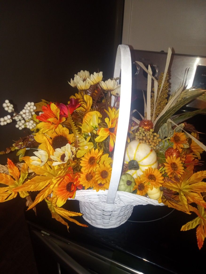 Fall Basket Arrangement
