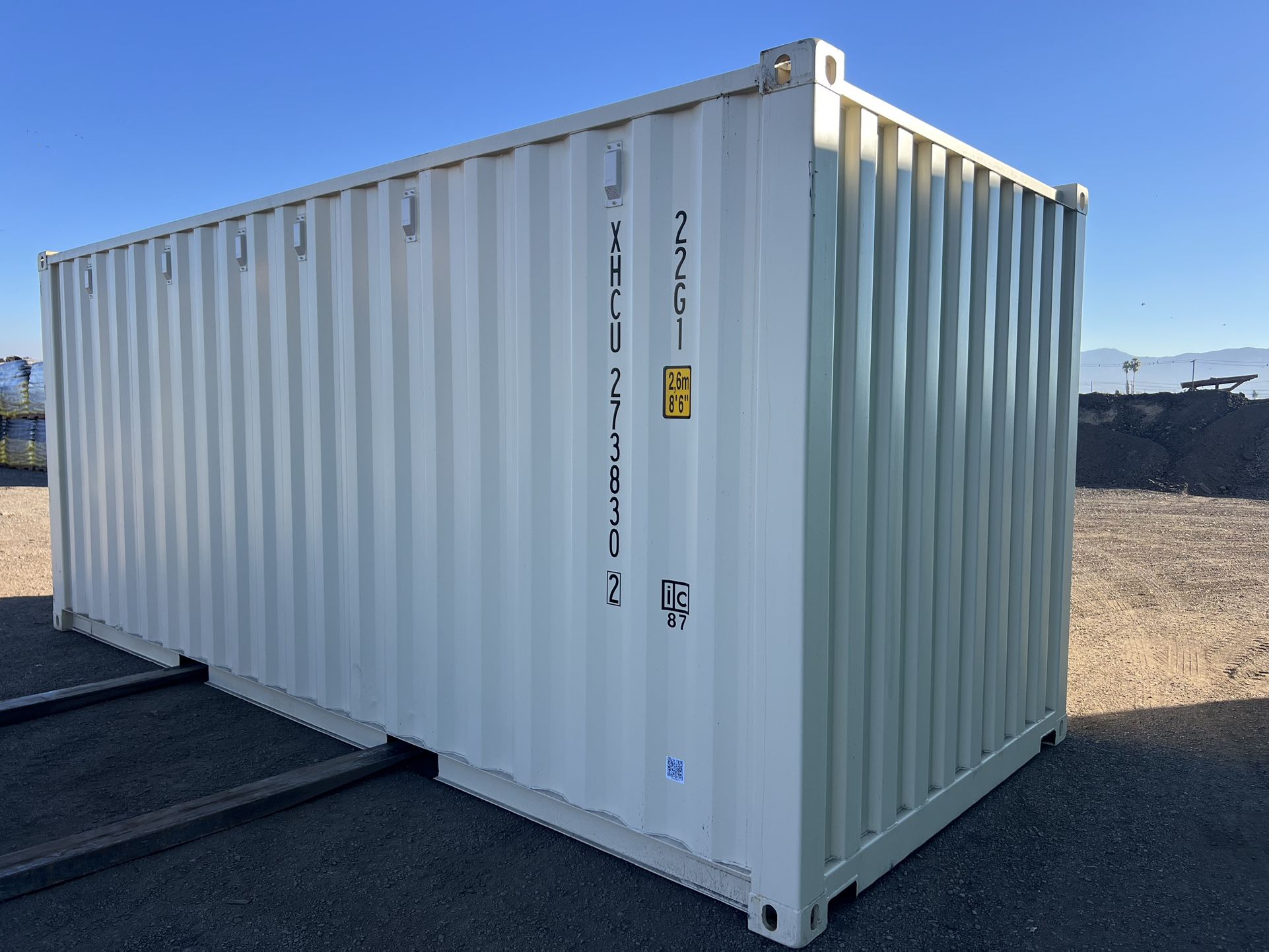 20 FOOT NEW 1-TRIP CONTAINER STD SHED,STORAGE,SHIPPING,CONEX