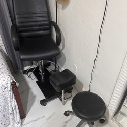 Pedicure Chair & Stool Set