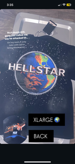 Hellstar XLARGE and Medium