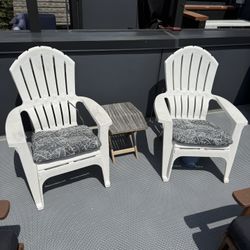 Adirondack Chairs White Plastic