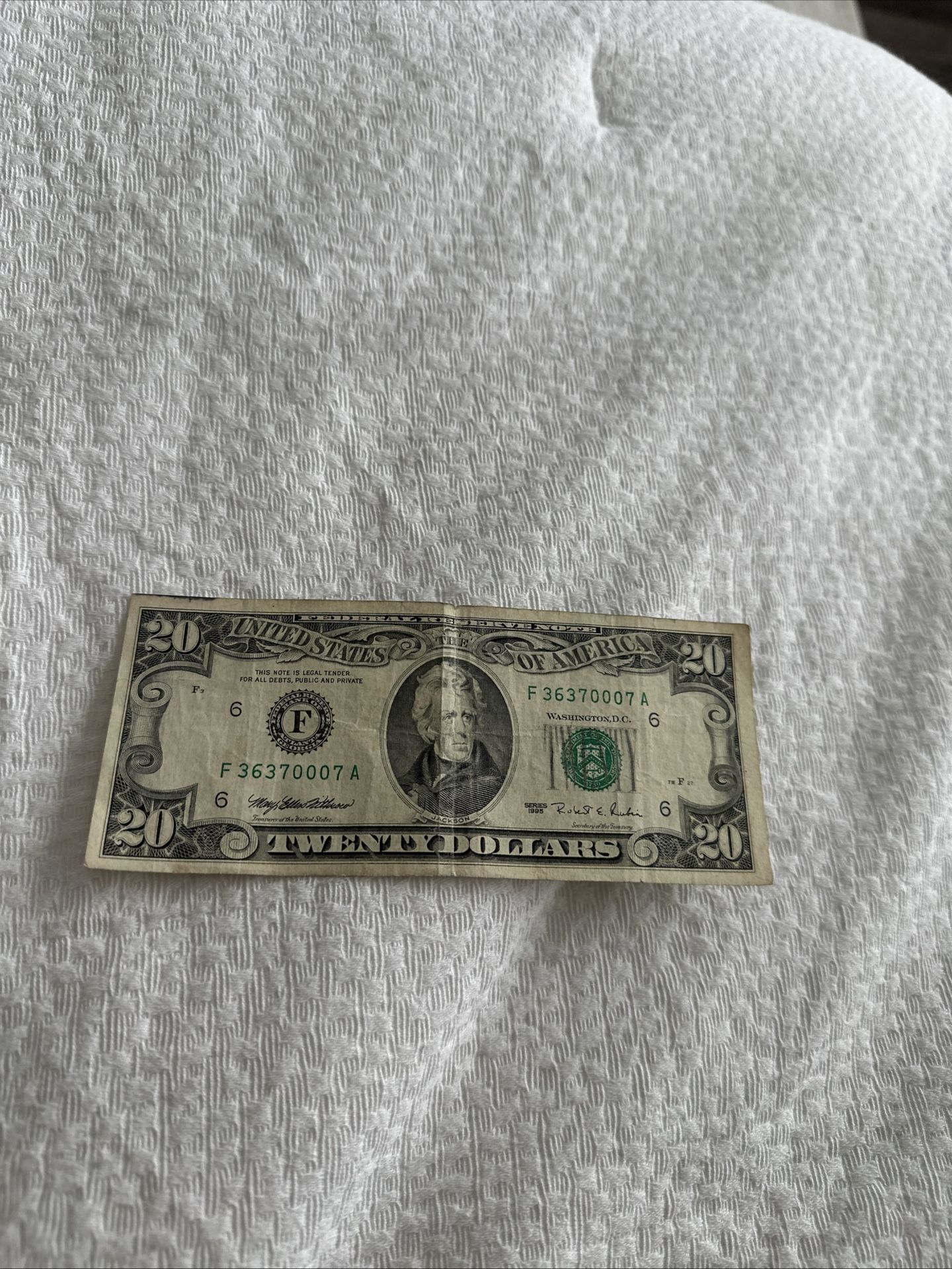 1995 20$ Bill