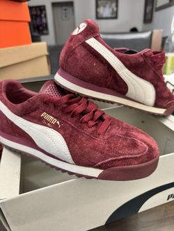 Puma - Roma Pigskin Ruby Wine Woman’s Shoes Size 6