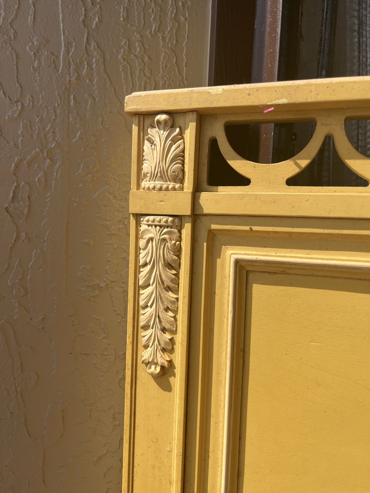 Vintage Solid Wood King Headboard for Sale in Boynton Beach, FL OfferUp