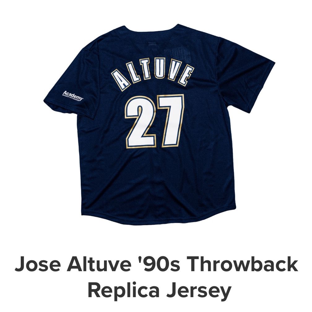 ✓ Jose Altuve Replica Astros Jersey giveaway presented by @heb