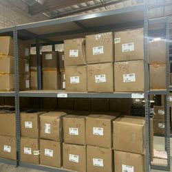 Industrial Warehouse Shelving 96 in W x 24 in D Storage Racks