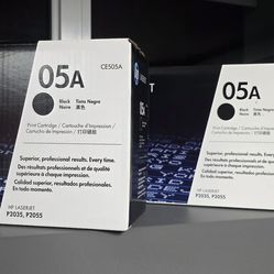 HP 05A Black Toner Cartridge | Works Laserjet P2035, P2055 Series | CE505A