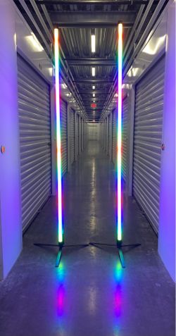 Nanlite PavoTube II 60X 8ft RGBWW LED Pixel Light Tube - 2 Light Kit With Stand & Power Adapter