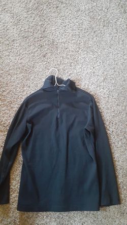 Perry Ribbed Zippered Turtle Neck Size Large