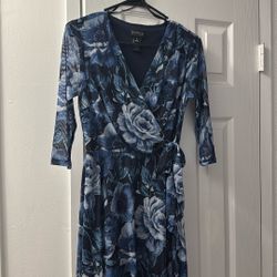 Blue Floral Dress