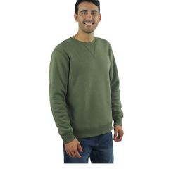 Mens sherpa-lined sweatshirt size M new