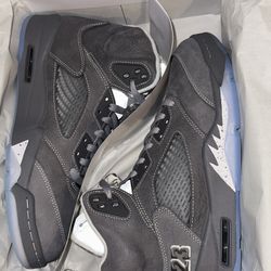 Jordan Retro 5 Wolf Gray 
