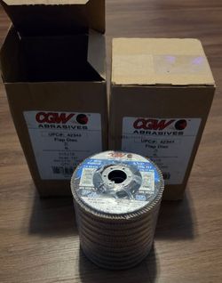 CGW Abrasives 4-1/2" Flap Discs Z3 60G T27
