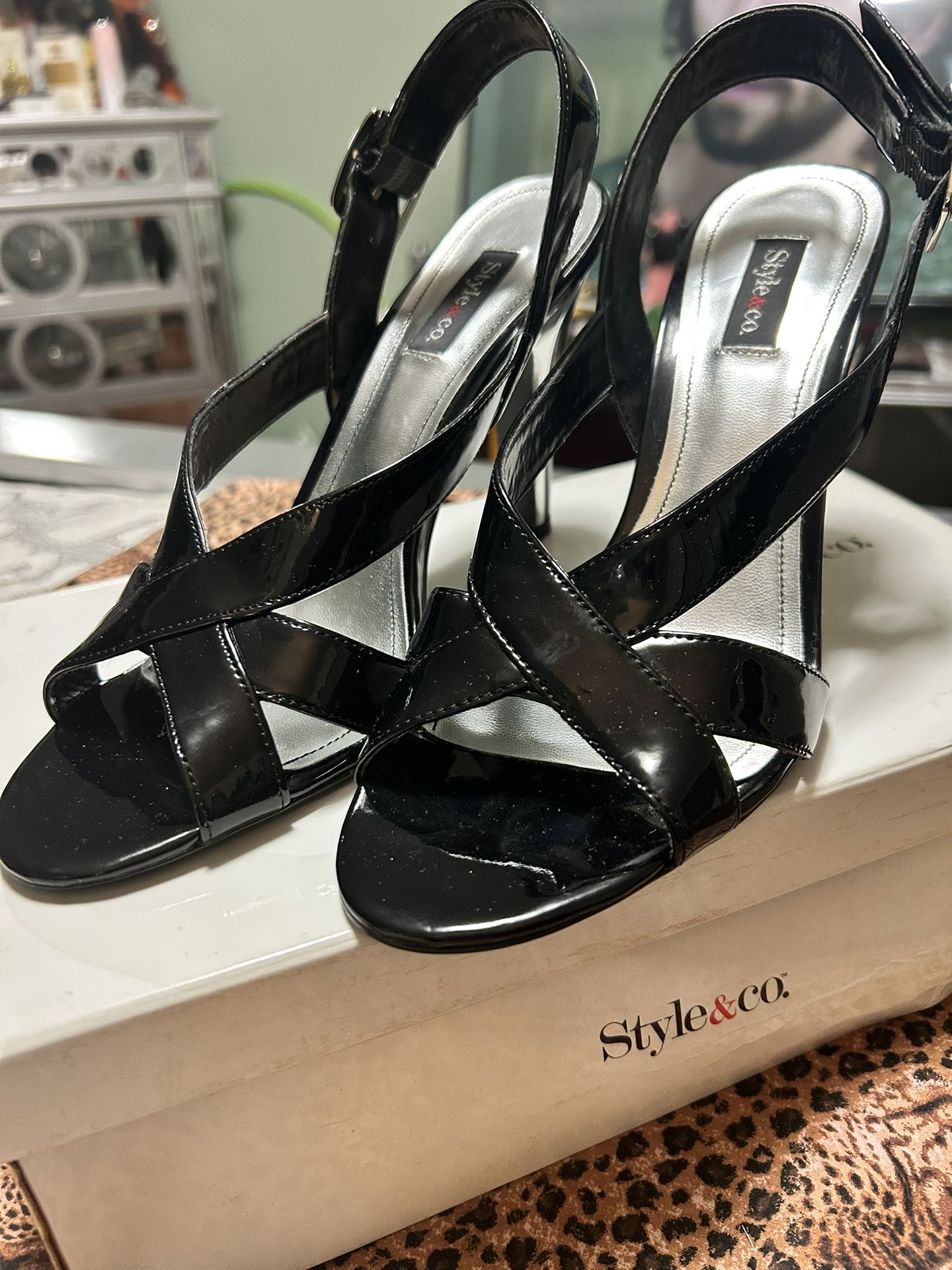 Style & co. Black Dress Sandal