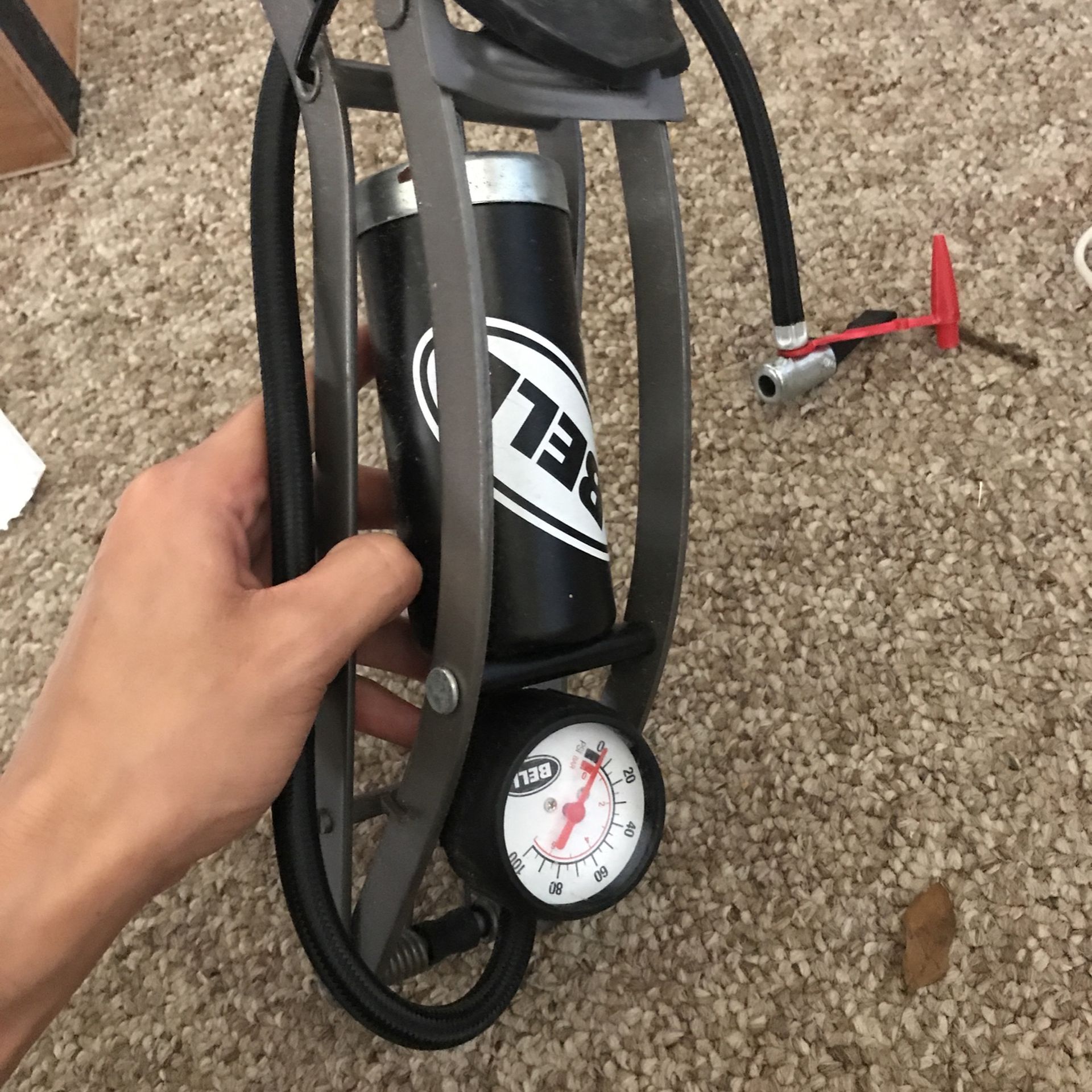 Bell Bike Pedal Pump For East Inflation