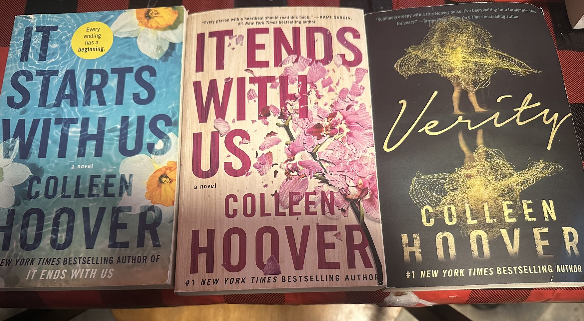 It Starts With Us, It Ends With Us, Verity — Colleen Hoover