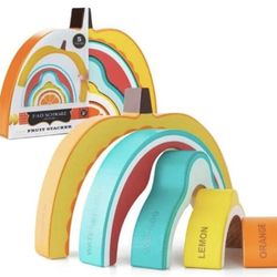 Fao Schwarz Fruit Stacker Wood Building Set.