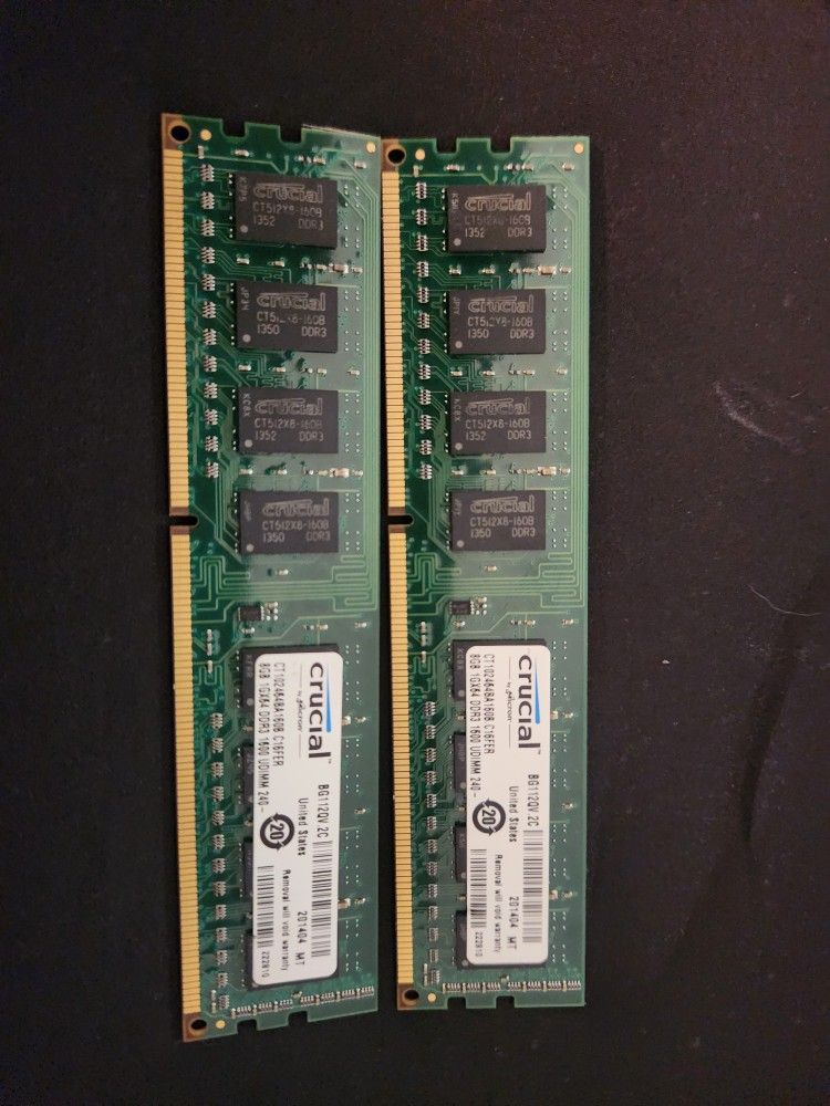 16gb DDR3 1600 Desktop RAM