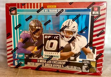 1 2025/26 Optic Football Mega Box (Downtowns and 1 autograph/mem card per box!) $45