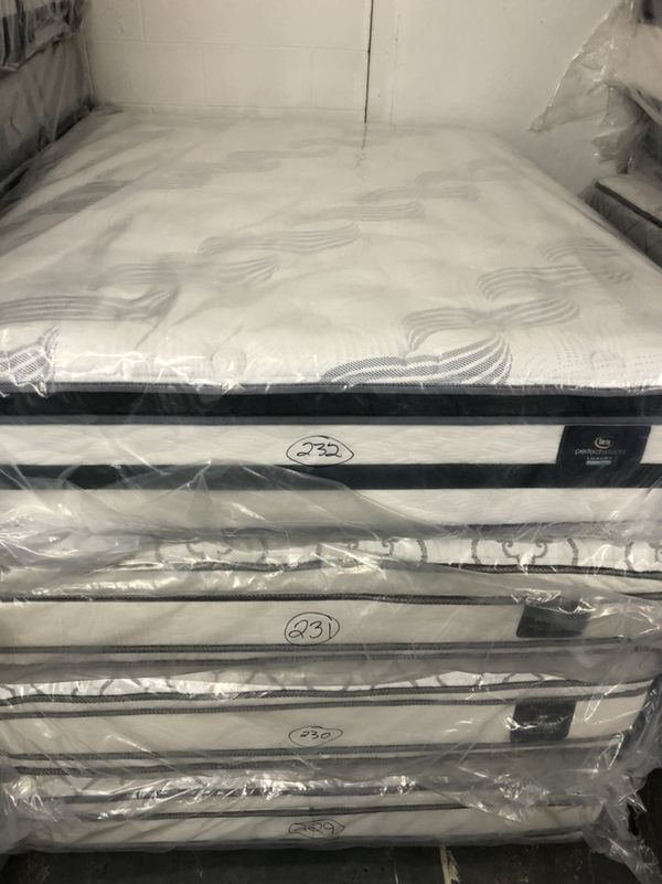 Queen Serta Luxury Hybrid Cushion Firm Pillow Top Mattress For In Queen Serta Luxury Hybrid Cushion Firm Pillow Top Mattress