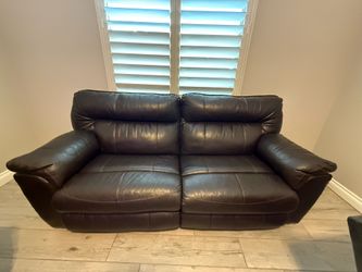 Leather sofas