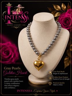A Perl’s a heart pendant