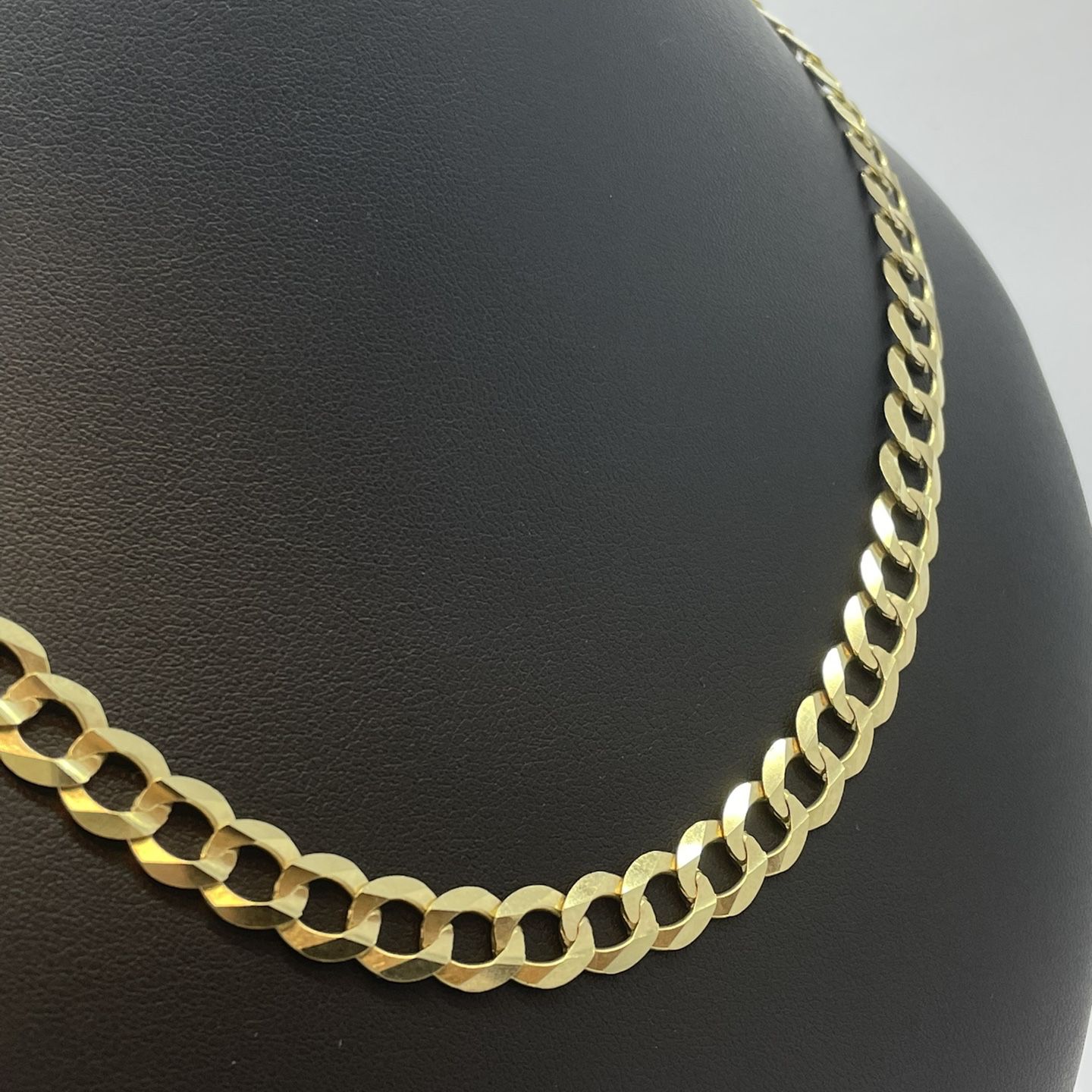 Gold Chain Curb Link 14K New 