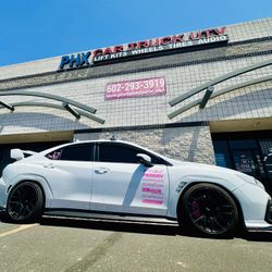 Subaru WRX STI Wheels Tires Lowering Kits NRG Detachable Steering Wheel. Kits Installation.