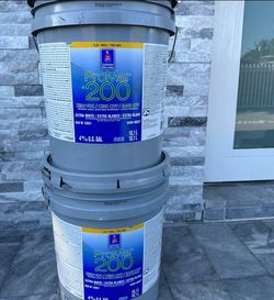 New Sealed Sherwin-Williams ProMar 200 White Interior  Later Acrilic Paint 5-Gallon