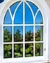 Arched White Window and doors
