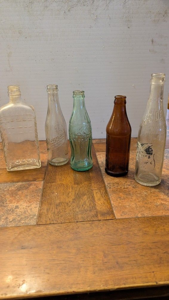 Vintage Glass Bottles