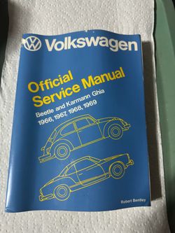 VW Beetle & Karmann Ghia Official Service Manual 1966–1969
