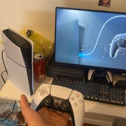 Ps5 slim controller headset and monitor 