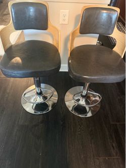 Two bar stools. 60.00 don’t ask for less don’t ask if available if you see posted.  I won’t respond offer only